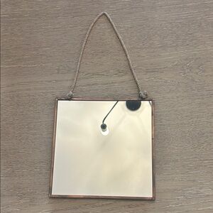 Metal Square Hanging Mirror